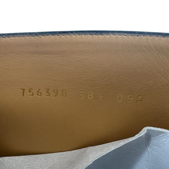 Gucci Interlocking GG Chain Patent Leather Knee Boots - Picture 14 of 16